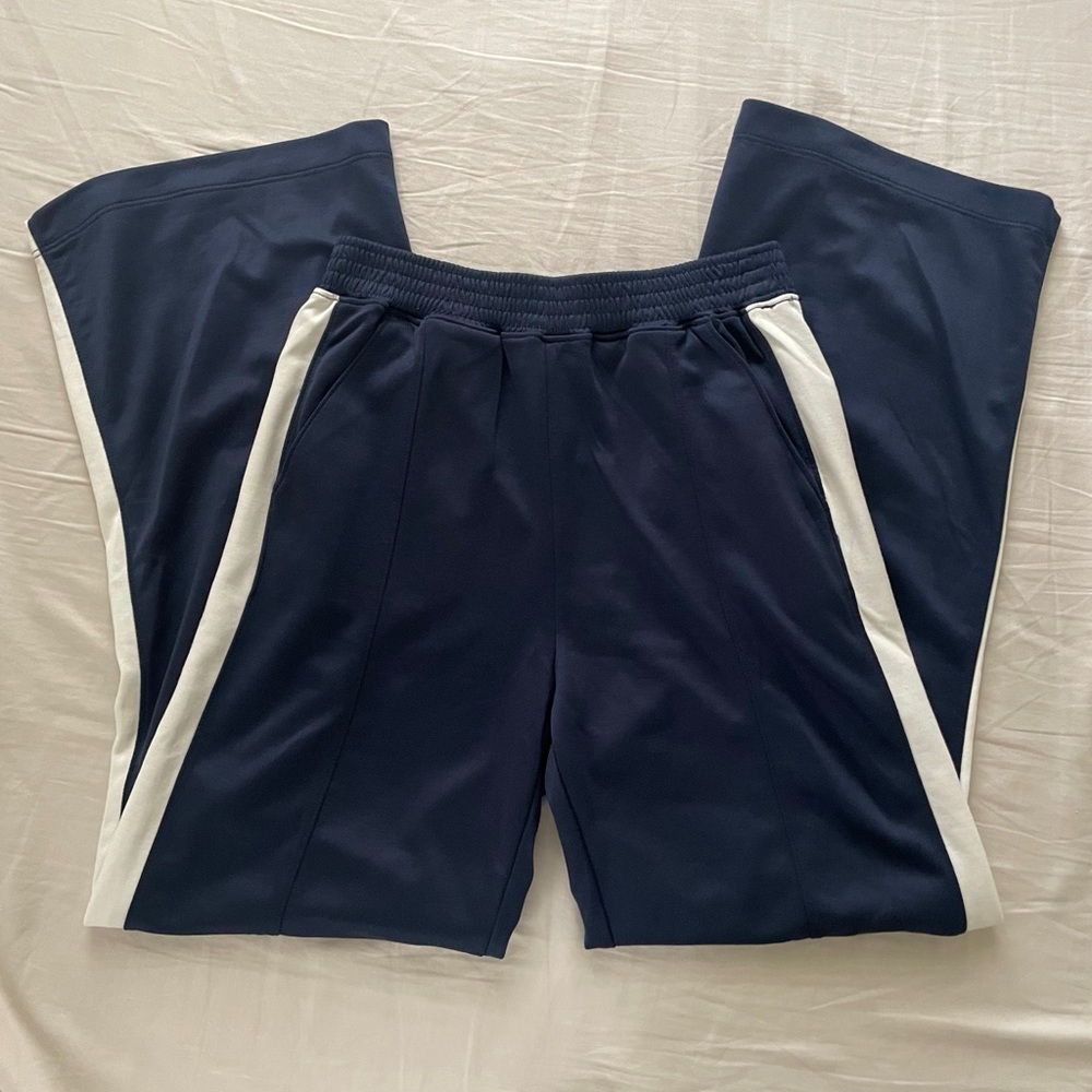 High Waisted Track Style Pants